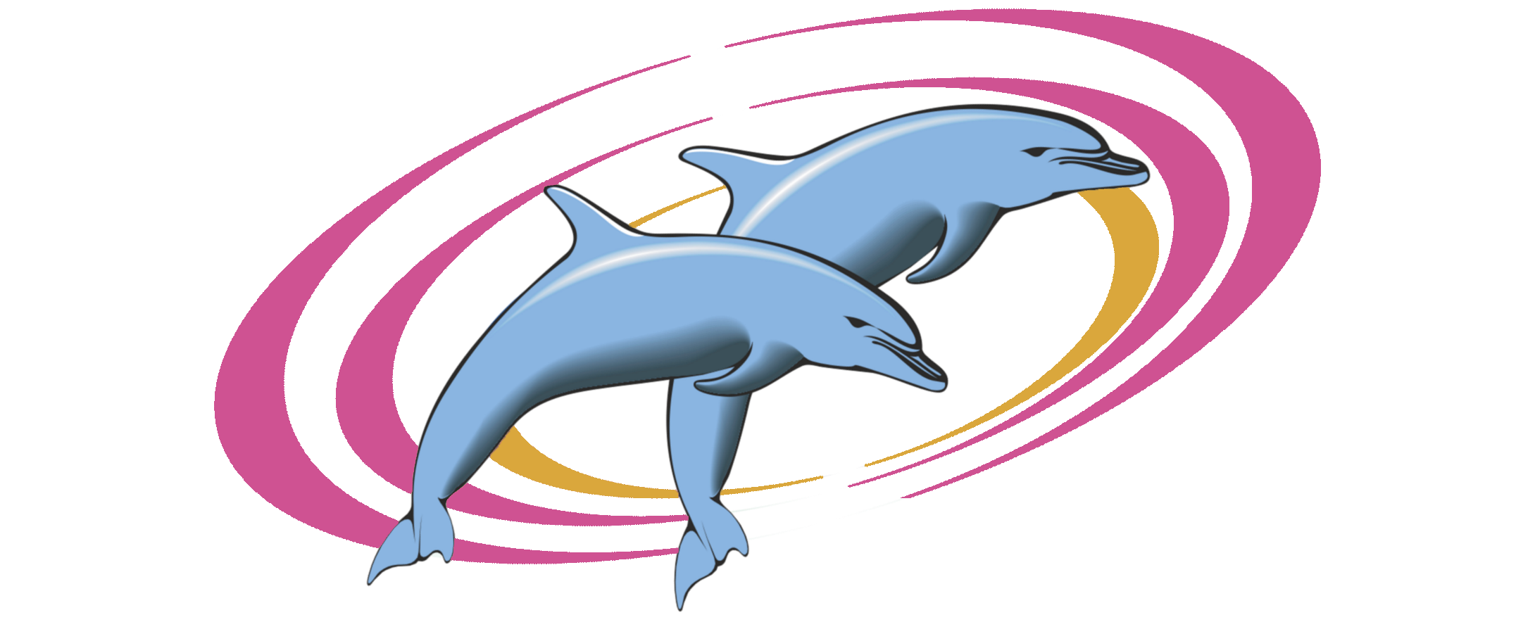 Логотип парлазин дельфины